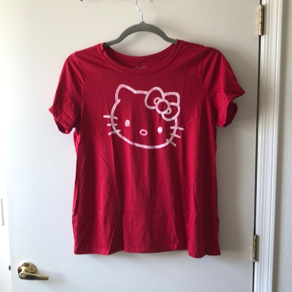torrid Tops - Torrid Hello Kitty By Sanrio T shirt size 14/16 NWT Red